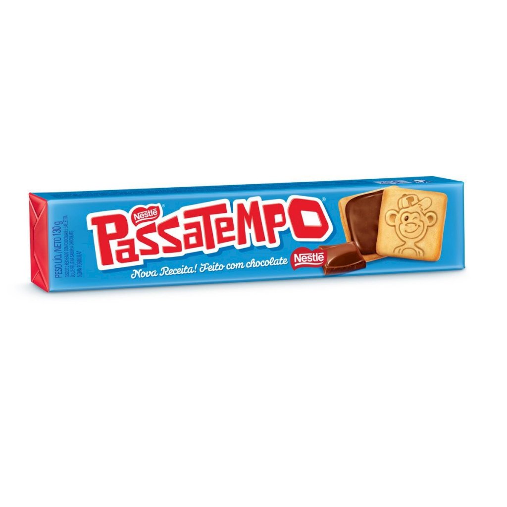 PASSATEMPO COM RECHEIO DE CHOCOLATE 130g