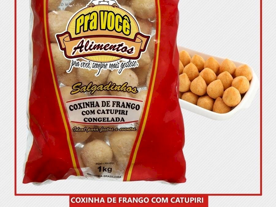 COXINHA DE FRANGO CATUPIRY PRA VOCE 1KG