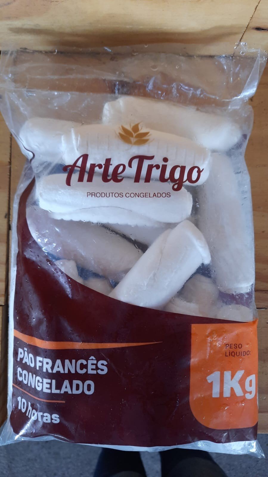 PAO FRANCES CONGELADO 1Kg ARTE TRIGO