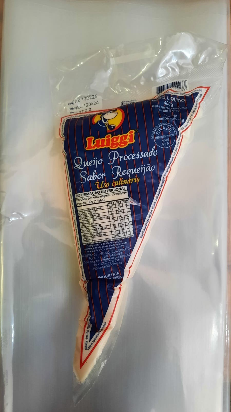 CATUPIRY REQUEIJAO LUIGGI 400G
