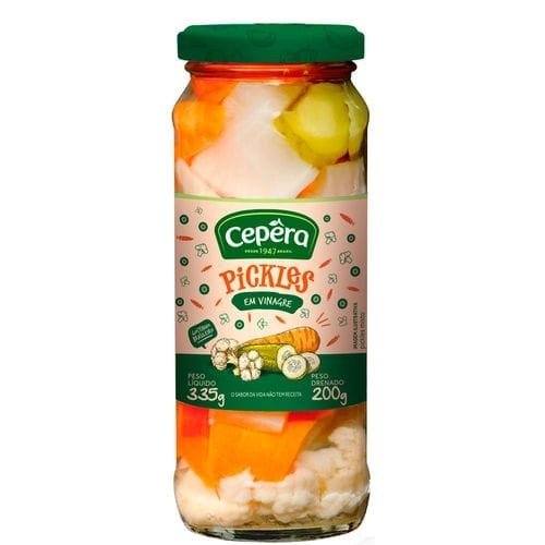 PICKLES EM CONSERVA CEPERA 200G