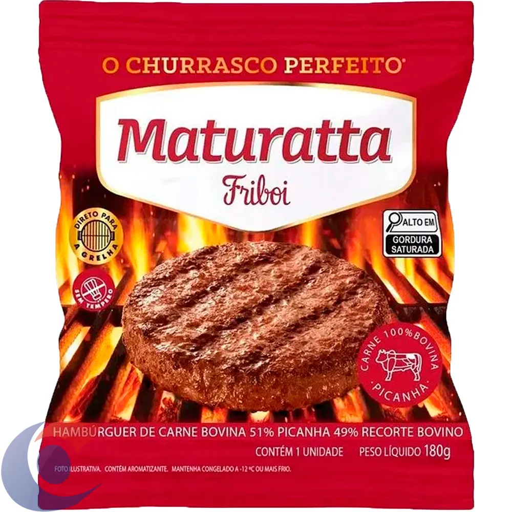  HAMBURGUER MATURATTA PICANHA FRIBOI 180g