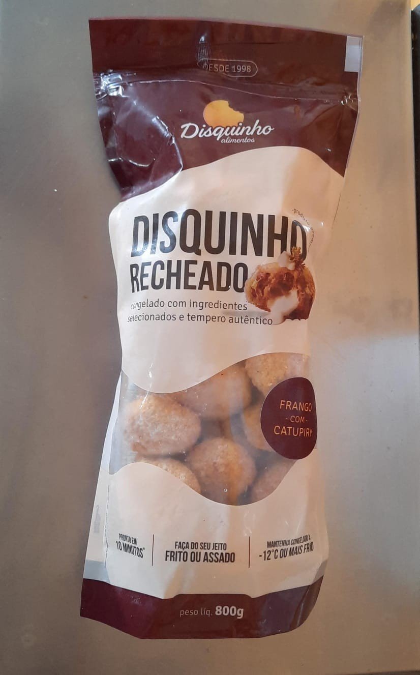 DISQUINHO DE FRANGO COM CATUPIRY 800g