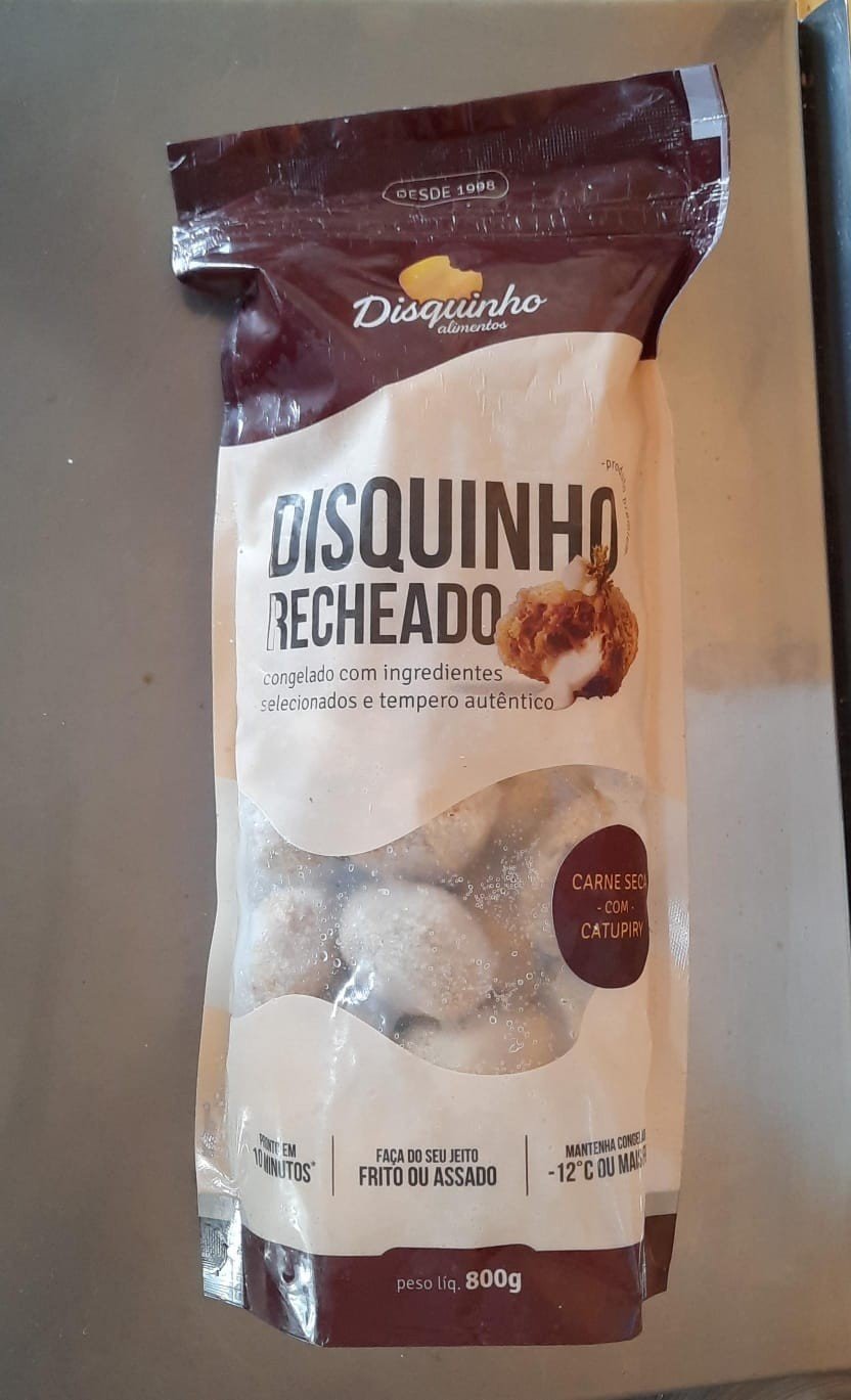 DISQUINHO CARNE SECA COM CATUPIRY 800G