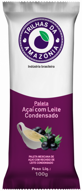 PALETA ACAI COM LEITE CONDESADO
