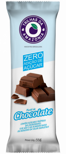 PICOLE CHOCOLATE AO LEITE ZERO TRILHAS