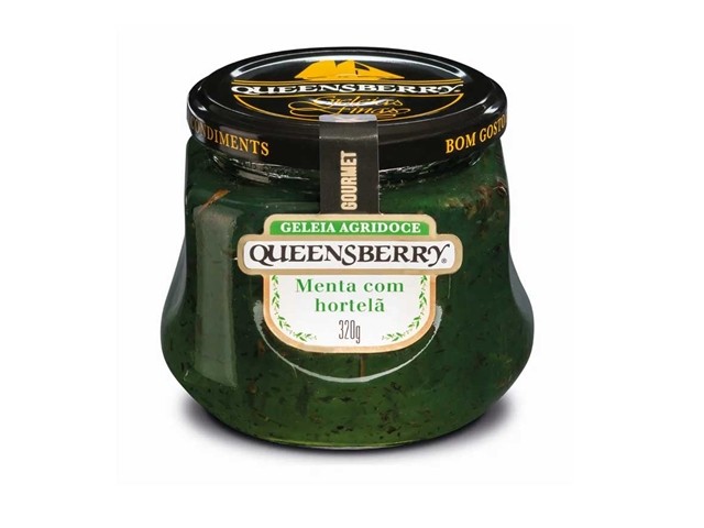 GELEIA QUEENSBERRY 320GR MENTA/HORTELA