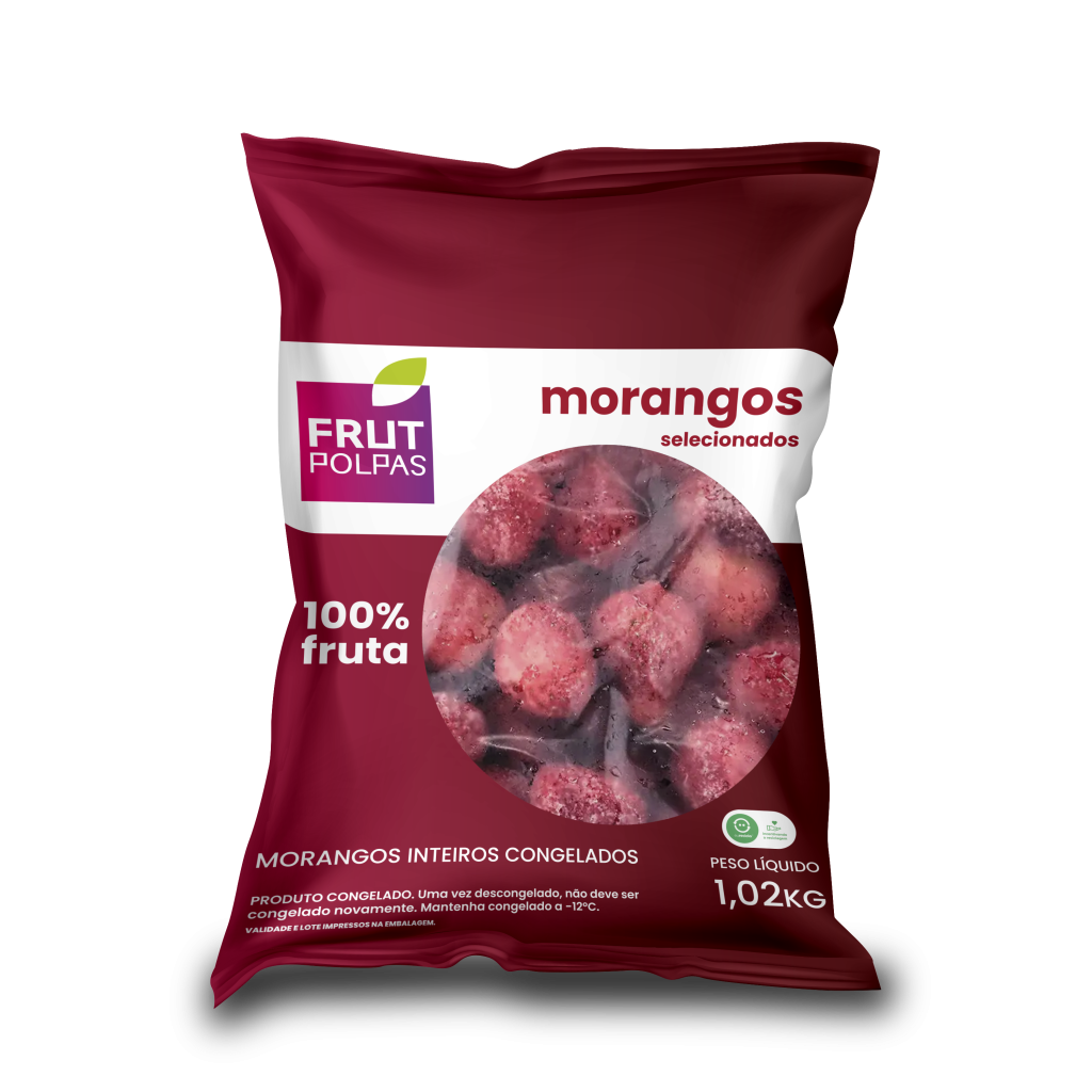 MORANGO CONGELADO FRUT POLPAS 1KG