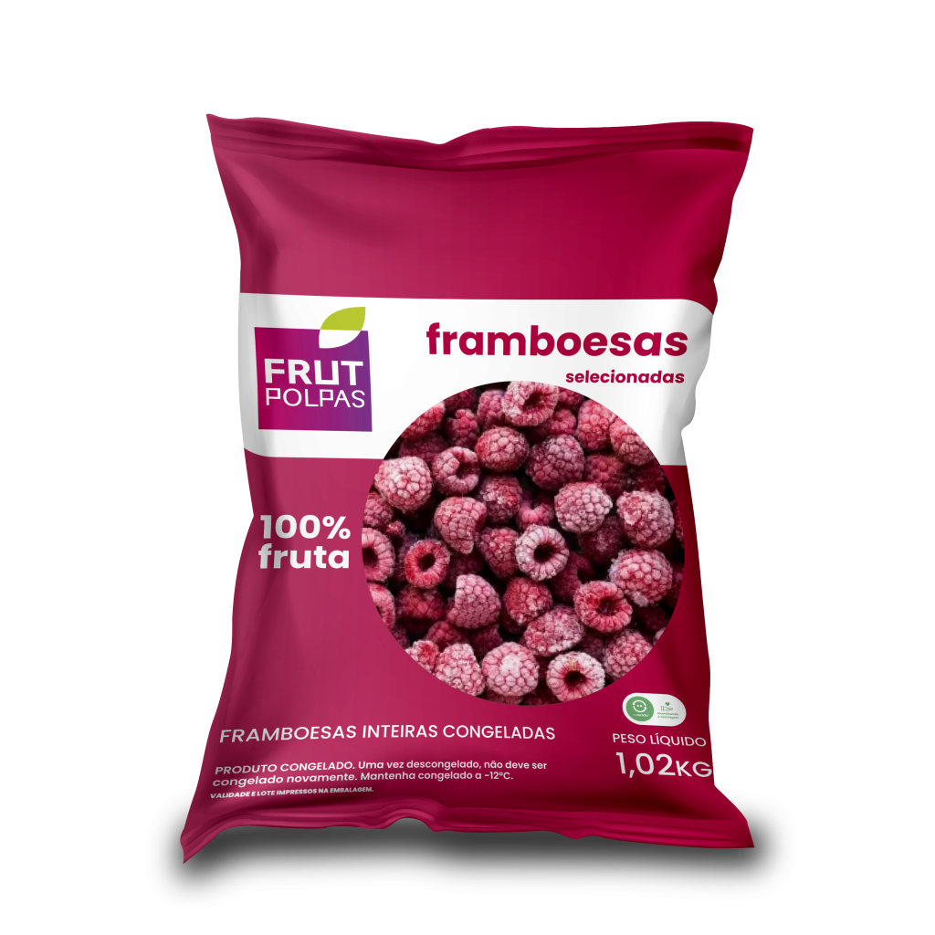 FRAMBOESA CONGELADA FRUT POLPAS 1KG