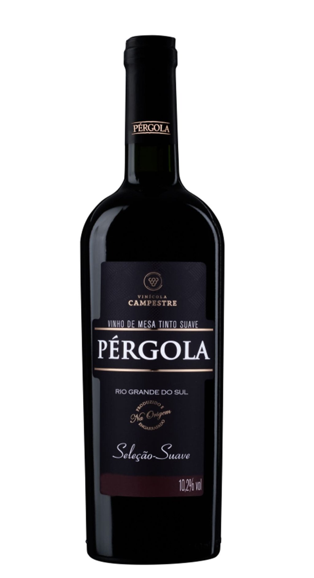 VINHO DE MESA TINTO SUAVE PERGOLA 1L