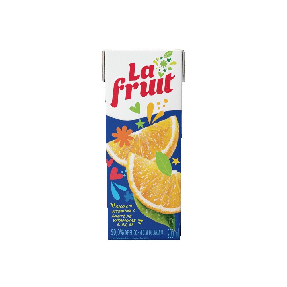 SUCO DE LARANJA LA FRUIT 200ML 