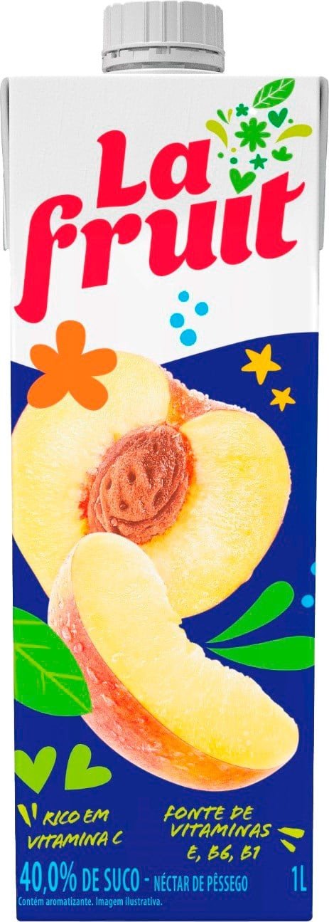 SUCO DE PESSEGO LA FRUIT 1L 