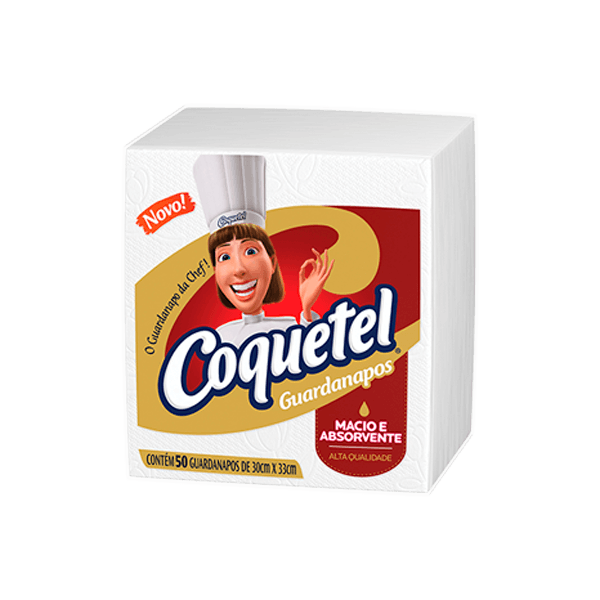 GUARDANAPOS COQUETEL 22 CM/23 CM