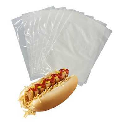 SACO PLASTICO HOT DOG 50 UND