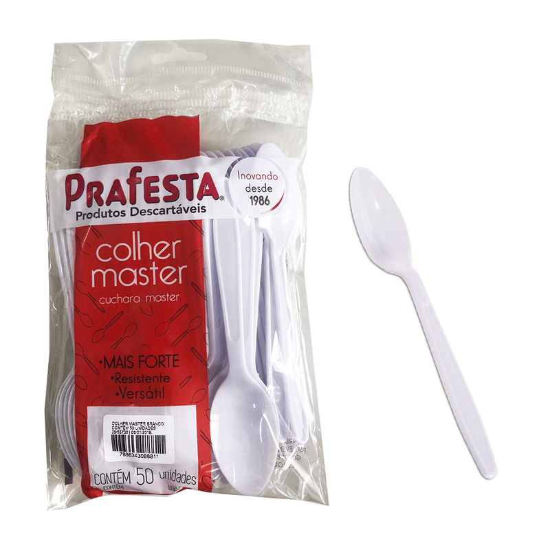 PRAFESTA COLHER REFEIÇAO 50UNI