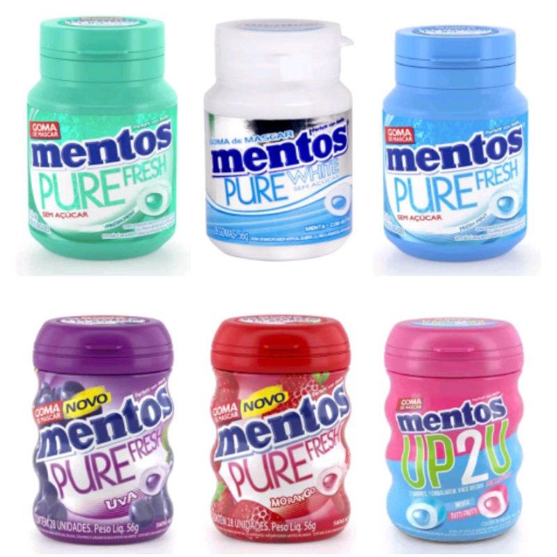MENTOS MORANGO 56G