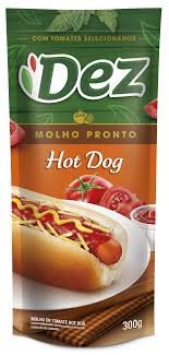 MOLHO DE TOMATE DEZ HOT DOG 340g