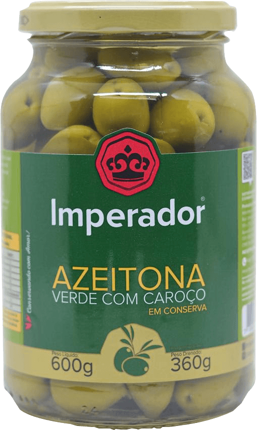 AZEITONA VERDE COM CAROCO IMPERADOR 360G