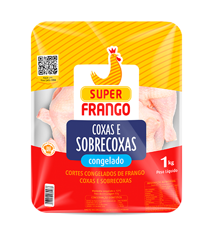 COXA E SOBRECOXA SUPER FRANGO 1 KG