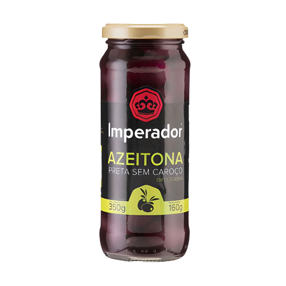 AZEITONA PRETA COM CAROCO IMPERADOR 200G