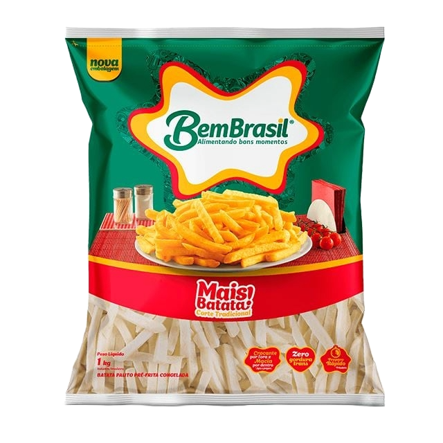 BATATA CONGELADA BEM BRASIL 1KG