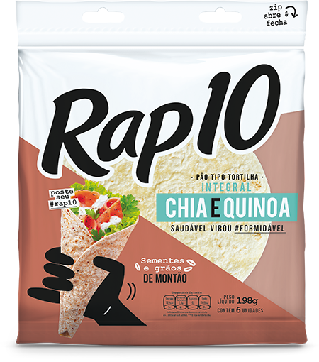 RAP 10 CHIA E QUINOA 264g