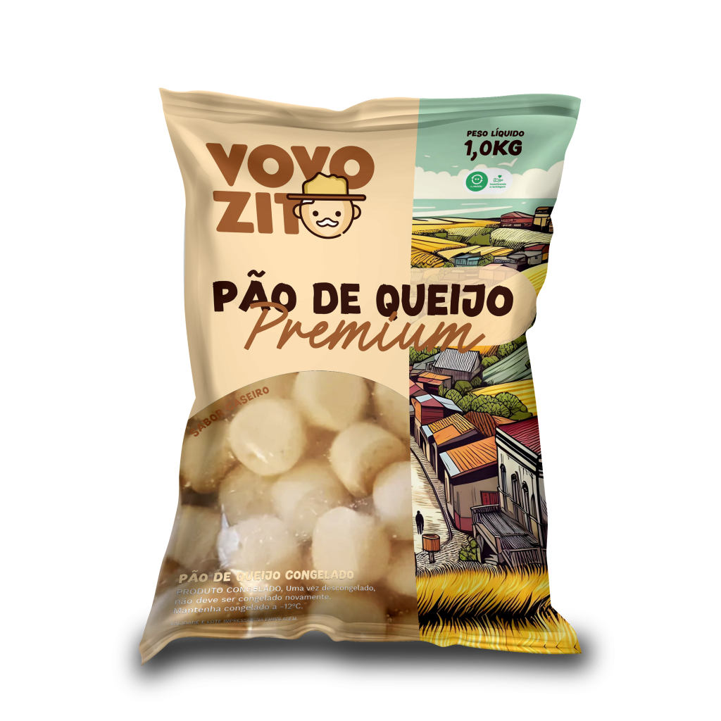 PAO DE QUEIJO PREMIUM VOVOZITO 1Kg