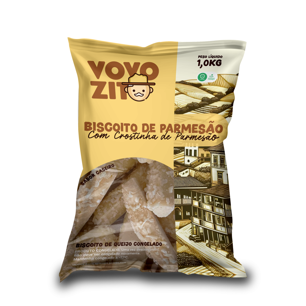 BISCOITO DE QUEIJO PARMESAO VOVOZITO 1Kg