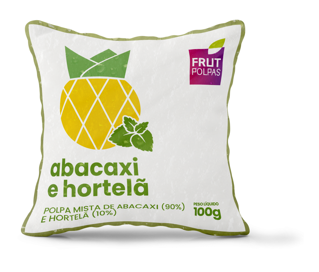 Polpa de Abacaxi e Hortelã