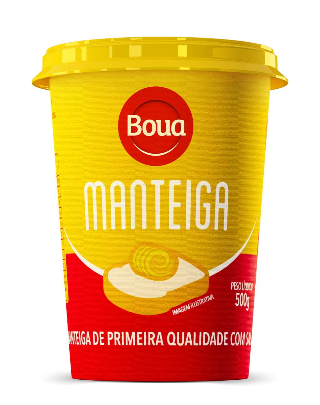MANTEIGA COM SAL BOUA 500G