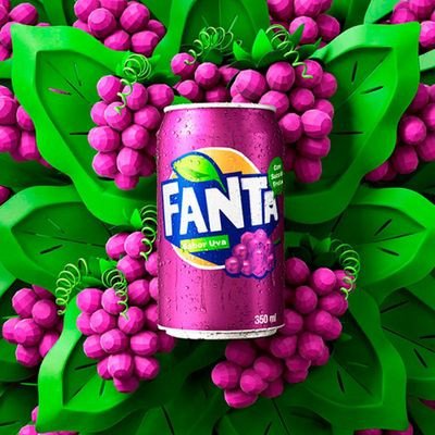 REFRIGERANTE FANTA UVA 350ML