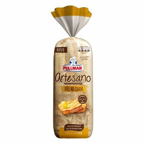 PAO ARTESANO NA CHAPA PULLMAN 500G