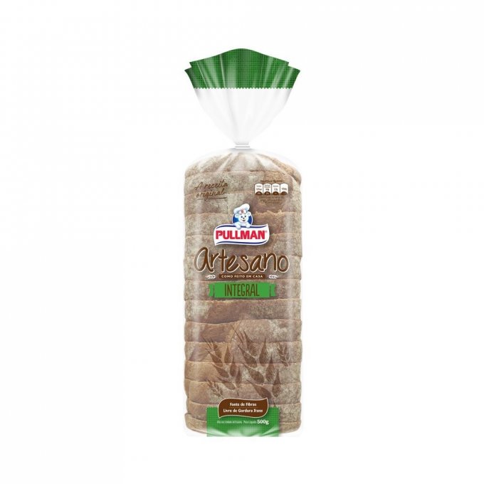 PAO ARTESANO INTEGRAL PULLMAN 500G