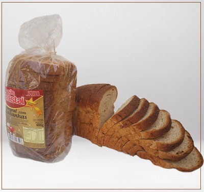 PAO INTEGRAL DE CASTANHA DO PARA CRISTAL 400G
