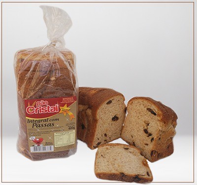 PAO INTEGRAL DE UVA-PASSA CRISTAL 400G