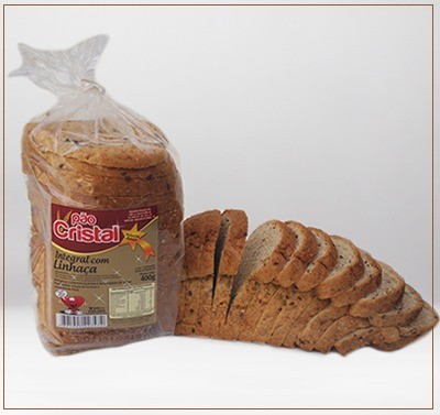 PAO INTEGRAL DE LINHACA CRISTAL 400G