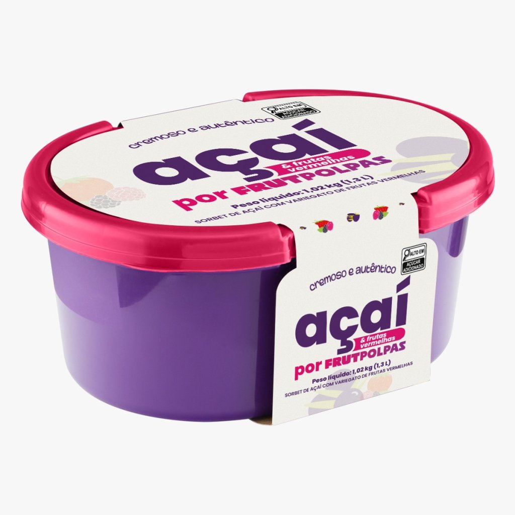 ACAI FRUT POLPAS FRUTAS VERMELHAS 1,3L