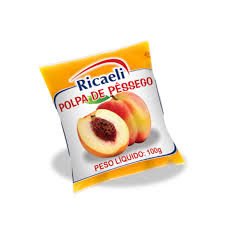 POLPA DE PESSEGO RICAELI 100g