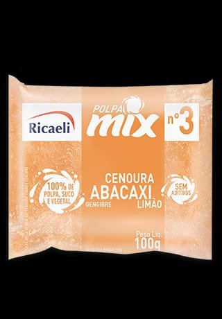 POLPA DETOX LARANJA RICAELI 100G