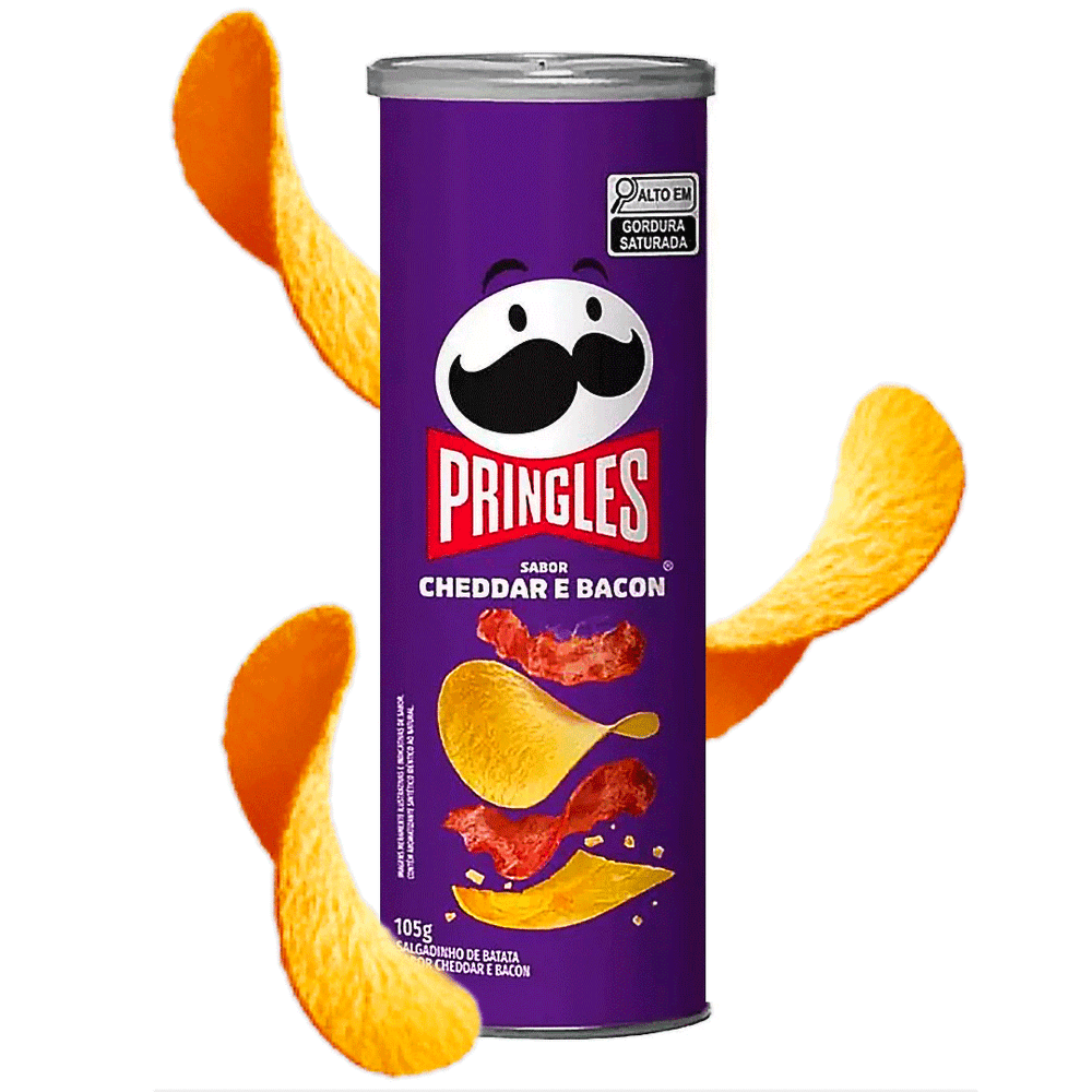 BATATA CHEDDAR E BACON PRINGLES 105G