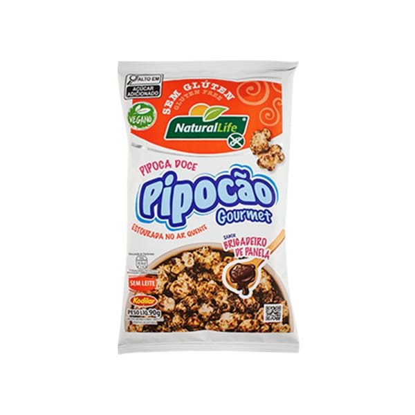 PIPOCAO GOURMET BRIGADEIRO 90g NATURAL LIFE