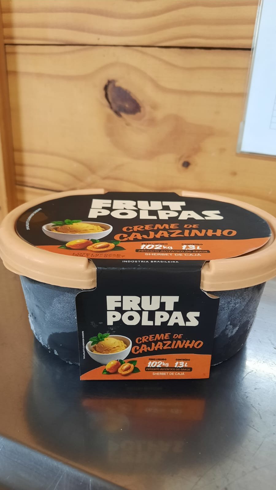 CREME DE CAJA FRUT POLPAS 1,3L