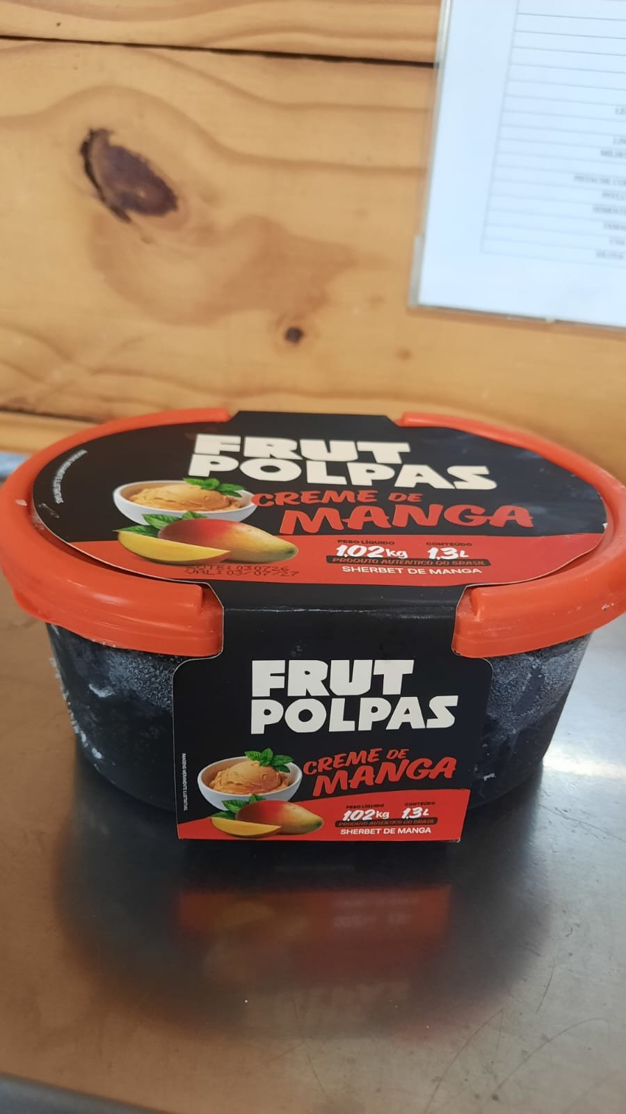 CREME DE MANGA FRUT POLPAS 1,3L