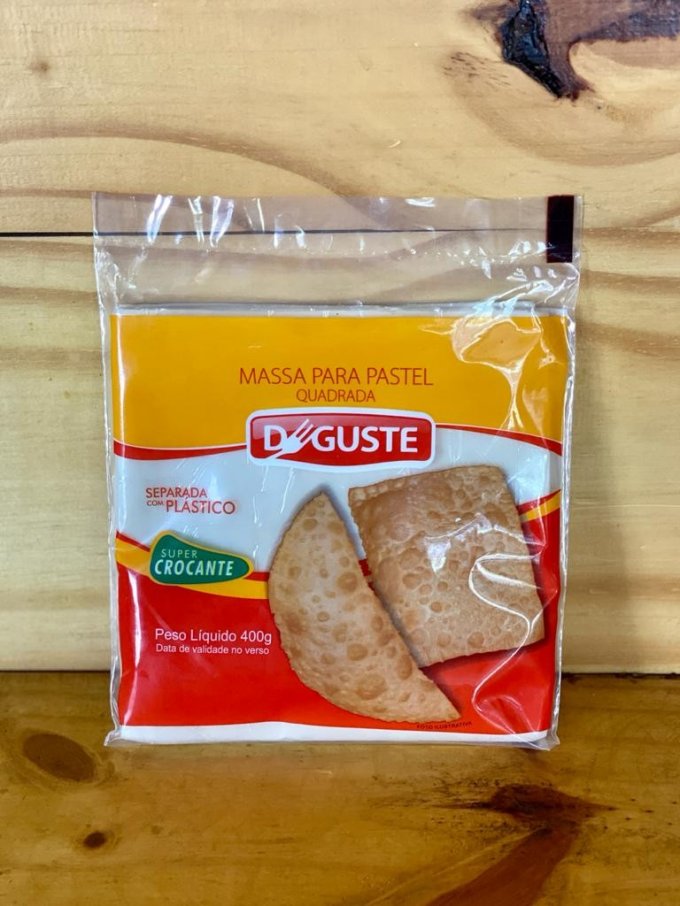 MASSA P PASTEL QUADRADA 400g DEGUSTE