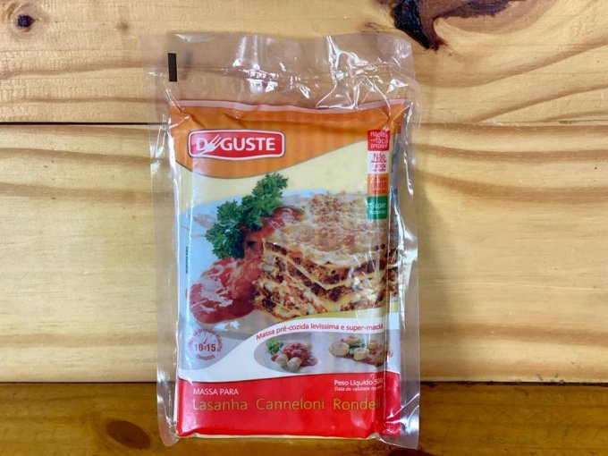 MASSA PARA LASANHA DEGUSTE 500G