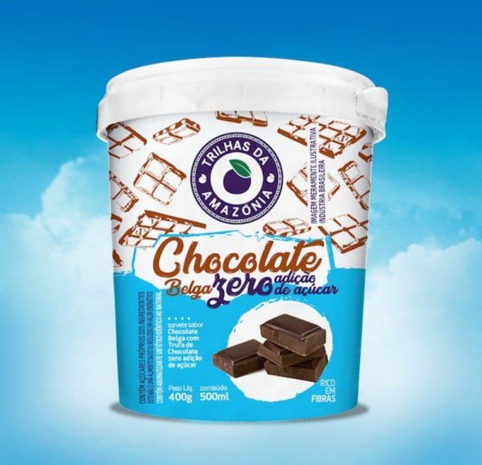 SORVETE DE CHOCOLATE ZERO 
