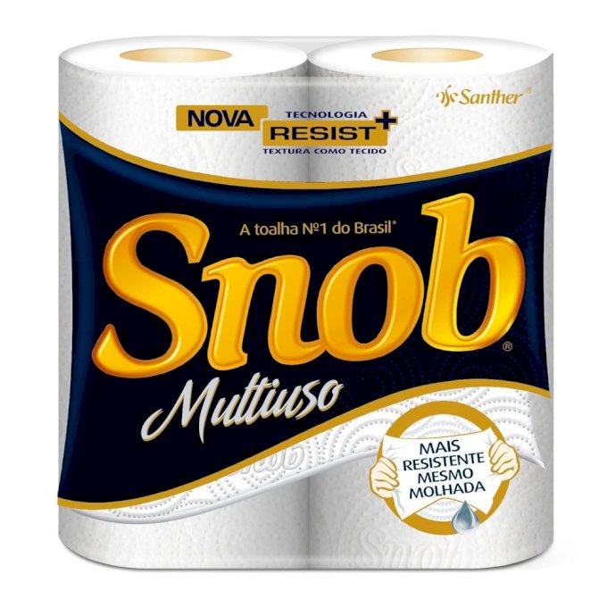 PAPEL TOALHA SNOB 2 ROLOS