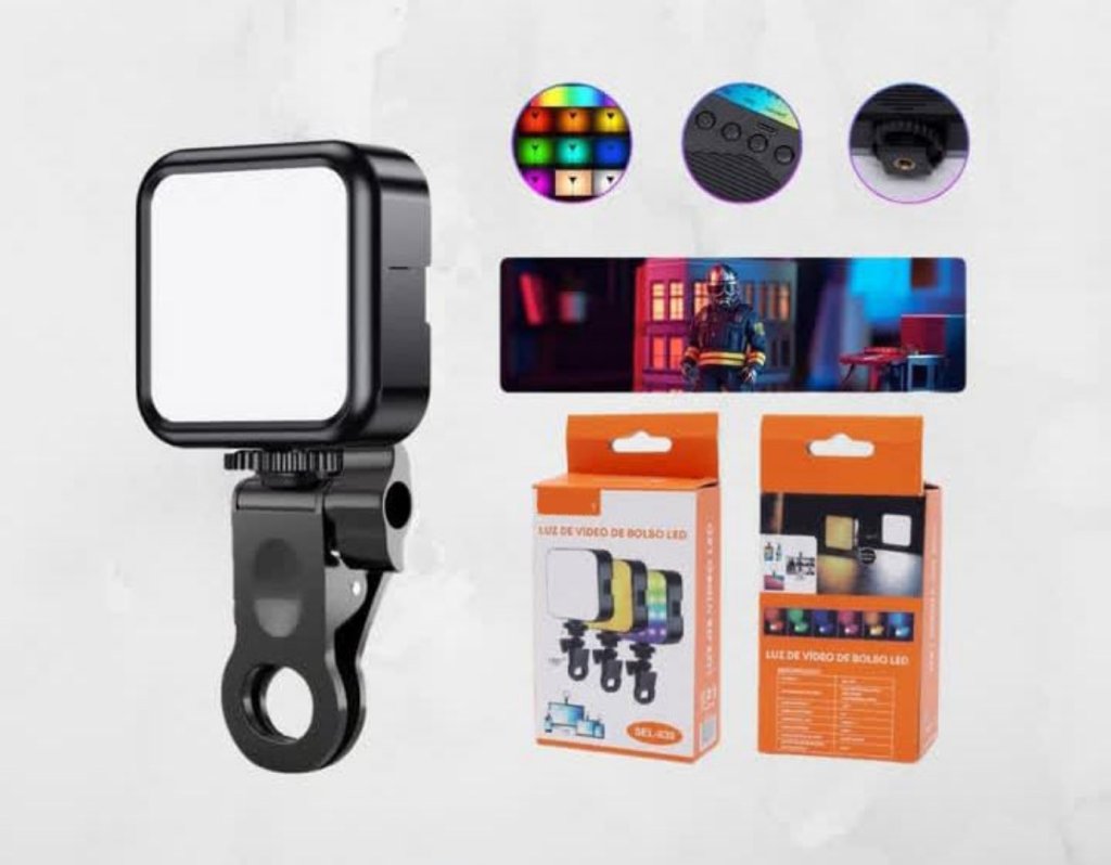 LUZ LED PORTATIL SELFIE 839