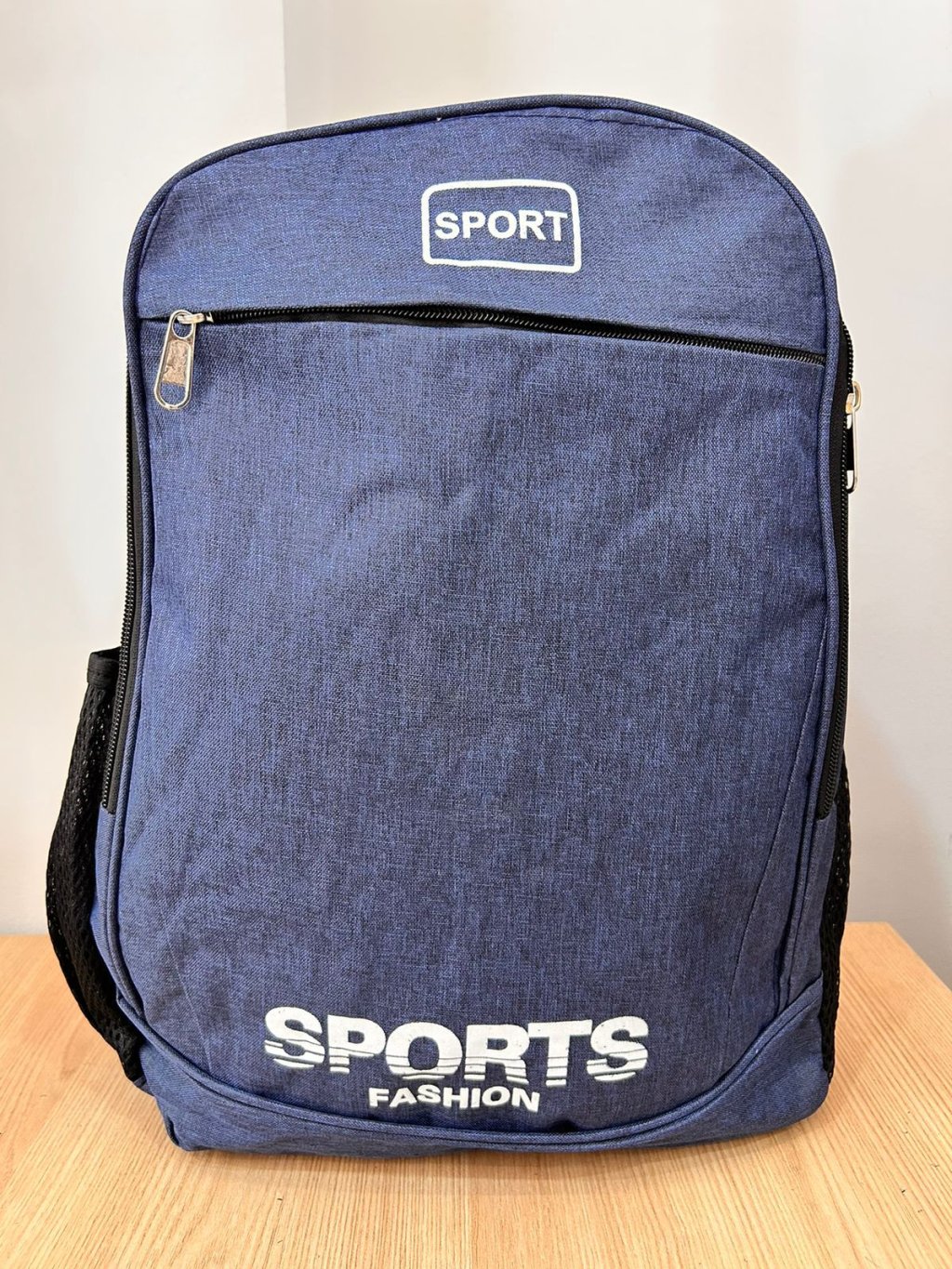 MOCHILA PRETA C/ESTAMPA SPORT