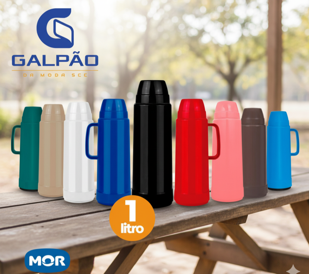 GARRAFA DE CAFÉ DA MOR 1L (CADA CAIXA UMA COR)